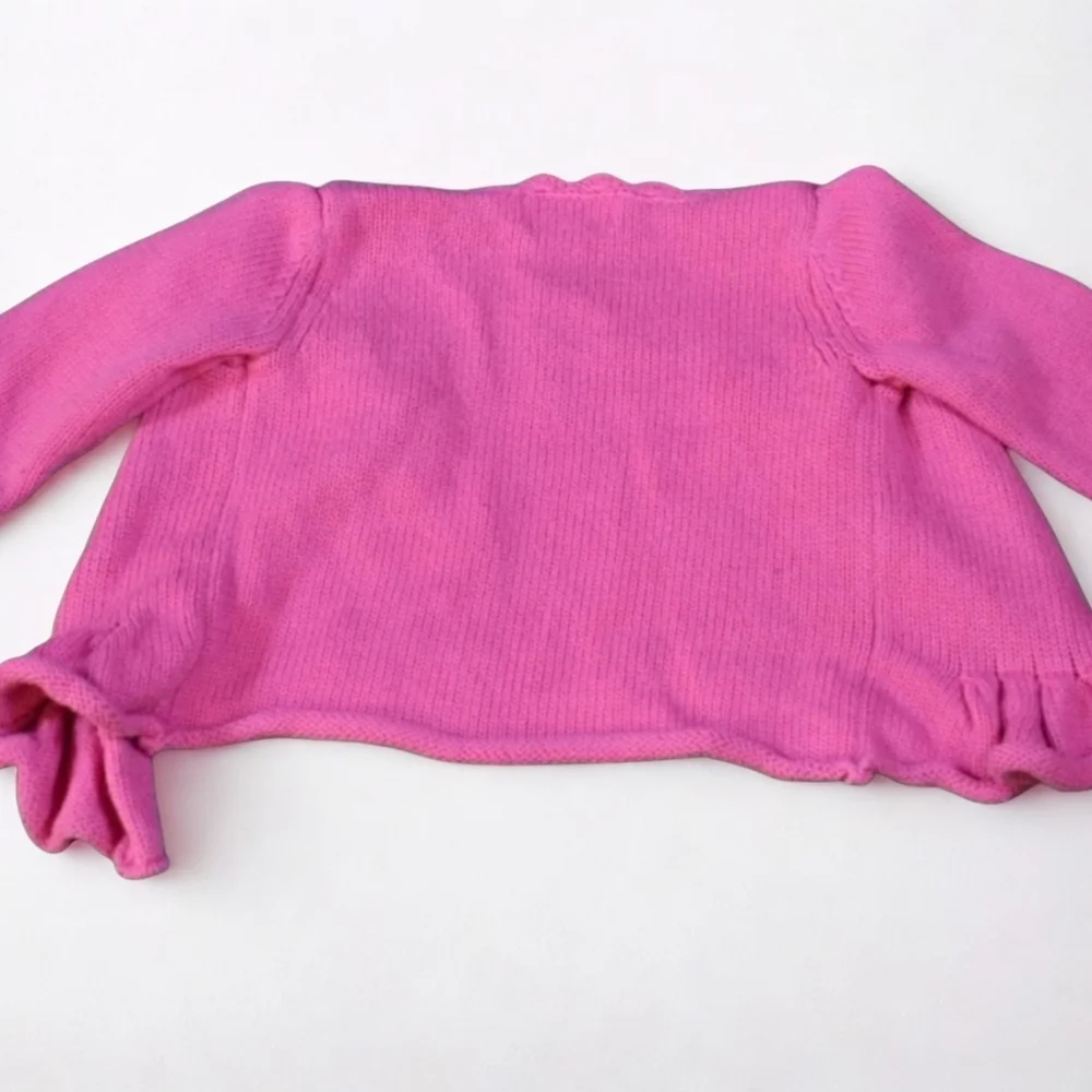 OshKosh B'gosh Pink Kids Sweater with Floral Accents